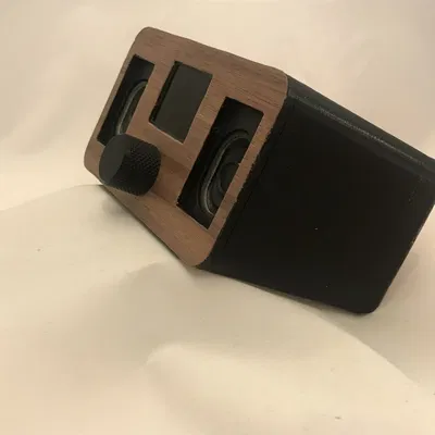 Vỏ ESP32 Webradio Có Núm Vặn Xoay