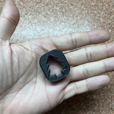 Khuôn Cắt Bánh Hình Cây Thông 3cm