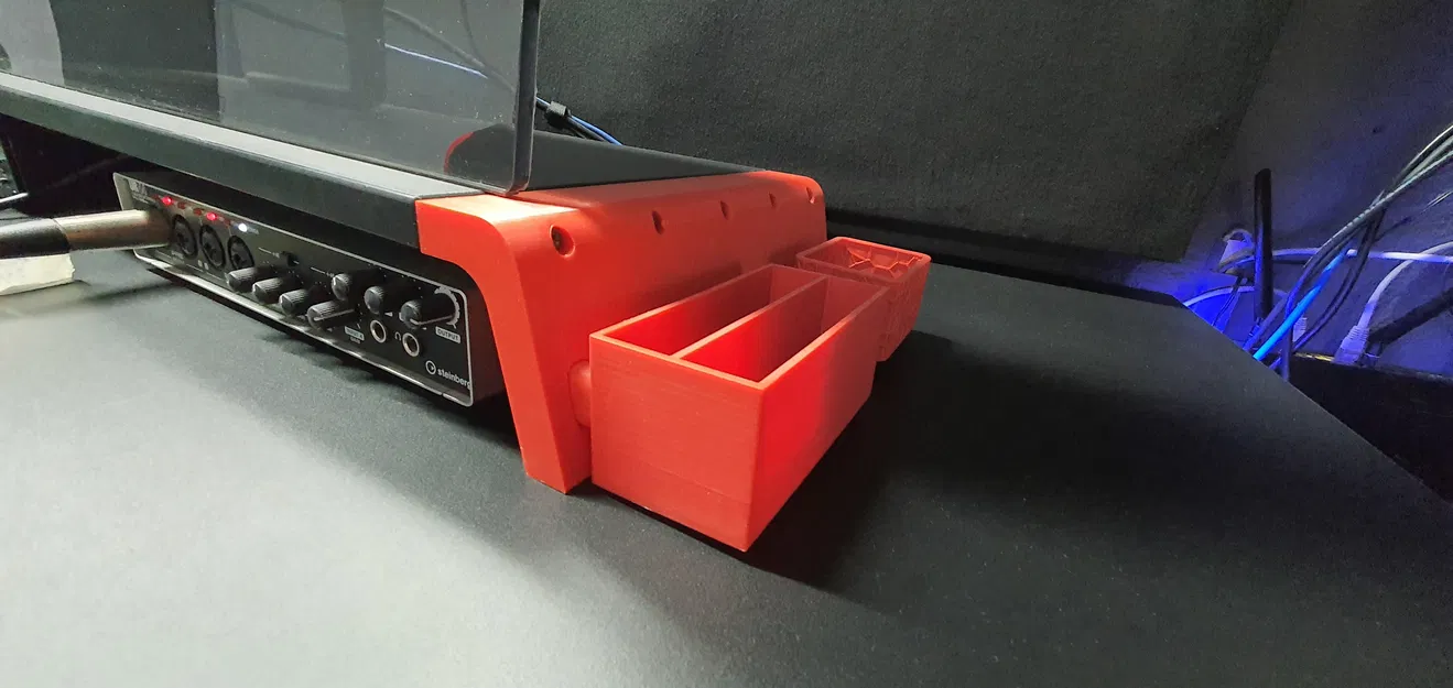 Giá đỡ 3 màn hình kèm ngăn kéo (tùy chọn) - Image 2