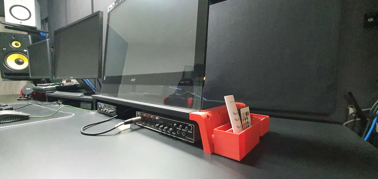 Giá đỡ 3 màn hình kèm ngăn kéo (tùy chọn) - Image 3