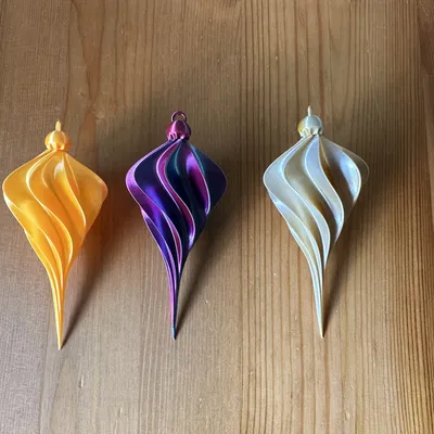 Móc Treo Cây Thông Giáng Sinh 110 x 47mm (Hình Cửu Giác - 9 cạnh)