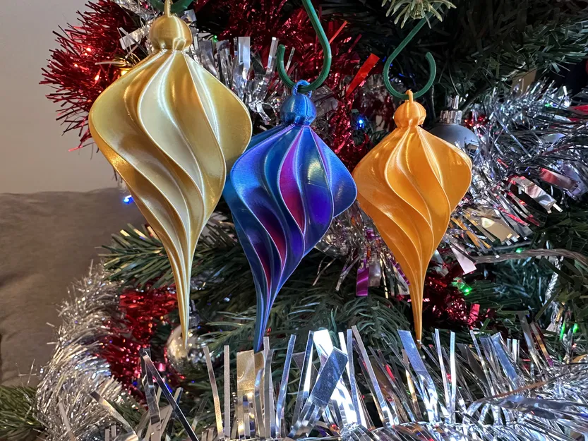 Móc Treo Cây Thông Giáng Sinh 110 x 47mm (Hình Cửu Giác - 9 cạnh) - Image 2