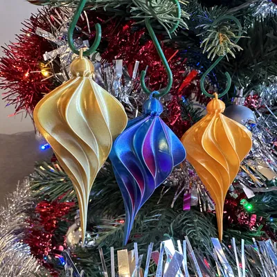 Móc Treo Cây Thông Giáng Sinh 110 x 47mm (Hình Cửu Giác - 9 cạnh)