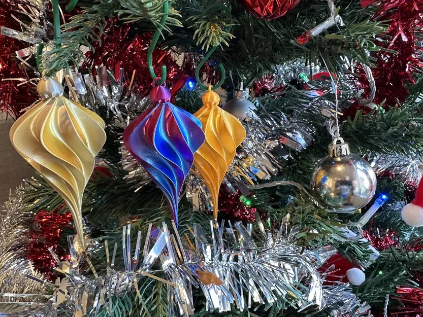 Móc Treo Cây Thông Giáng Sinh 110 x 47mm (Hình Cửu Giác - 9 cạnh) - Image 5