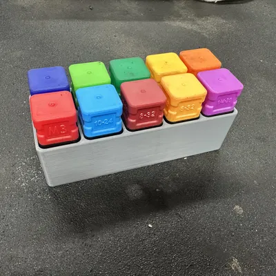 Hộp đựng trục vít tán Rivet nut Mandrels holder