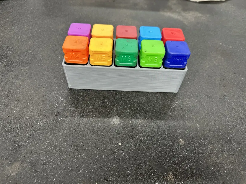 Hộp đựng trục vít tán Rivet nut Mandrels holder - Image 2