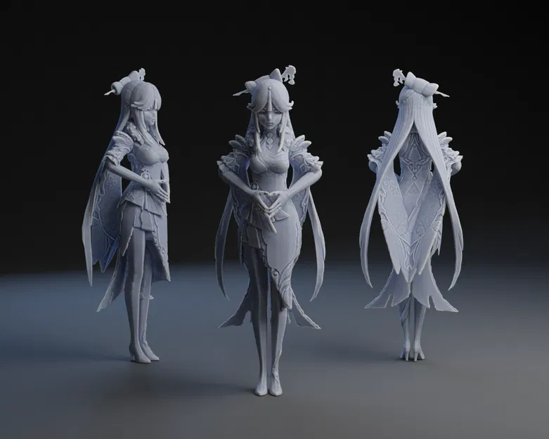 Mô hình 3D Ningguang - Genshin Impact - Image 1