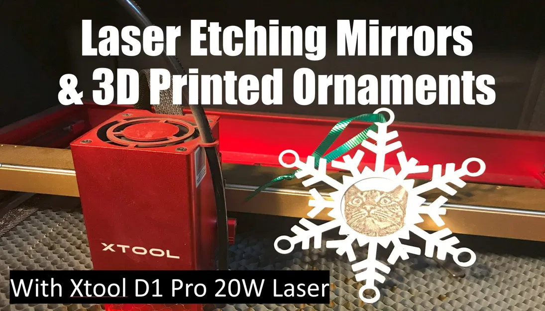 Giá Đỡ Gương Khắc Laser Hình Bông Tuyết - Image 2