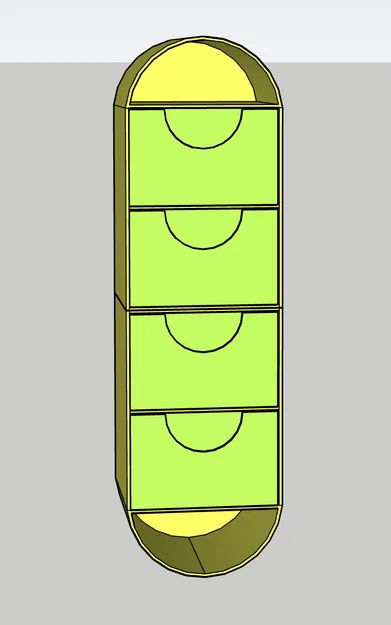 ORGANIZZATORE GT136 - Hộp Chia Ngăn 4 Khoang Treo Tường - Image 3