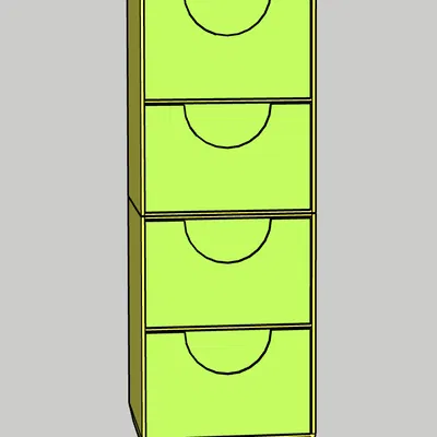 ORGANIZZATORE GT136 - Hộp Chia Ngăn 4 Khoang Treo Tường