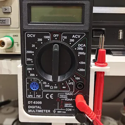 Giá Đỡ Đồng Hồ Đo Multimeter 830 Kiêm Móc Skadis & Ray DIN