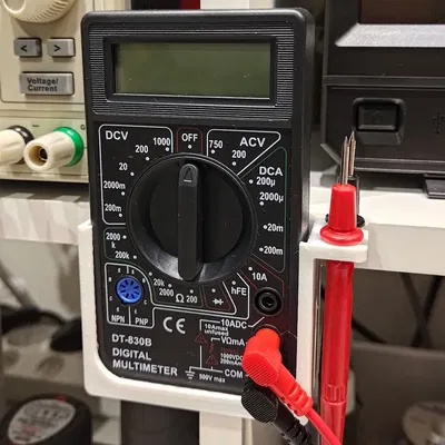 Giá Đỡ Đồng Hồ Đo Multimeter 830 Kiêm Móc Skadis & Ray DIN