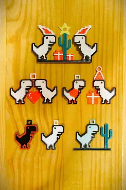 Mặt dây chuyền Khủng long Chrome [Bộ sưu tập] - Image 1