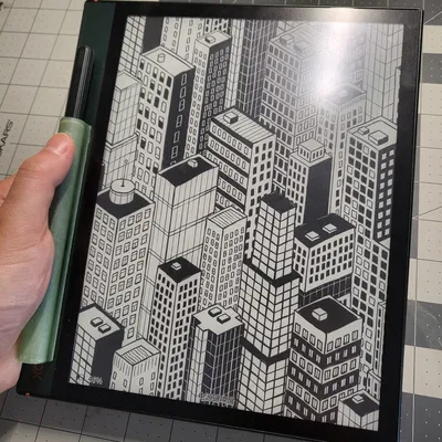 Cán cầm BOOX tablet + Khe cắm bút có Miếng test