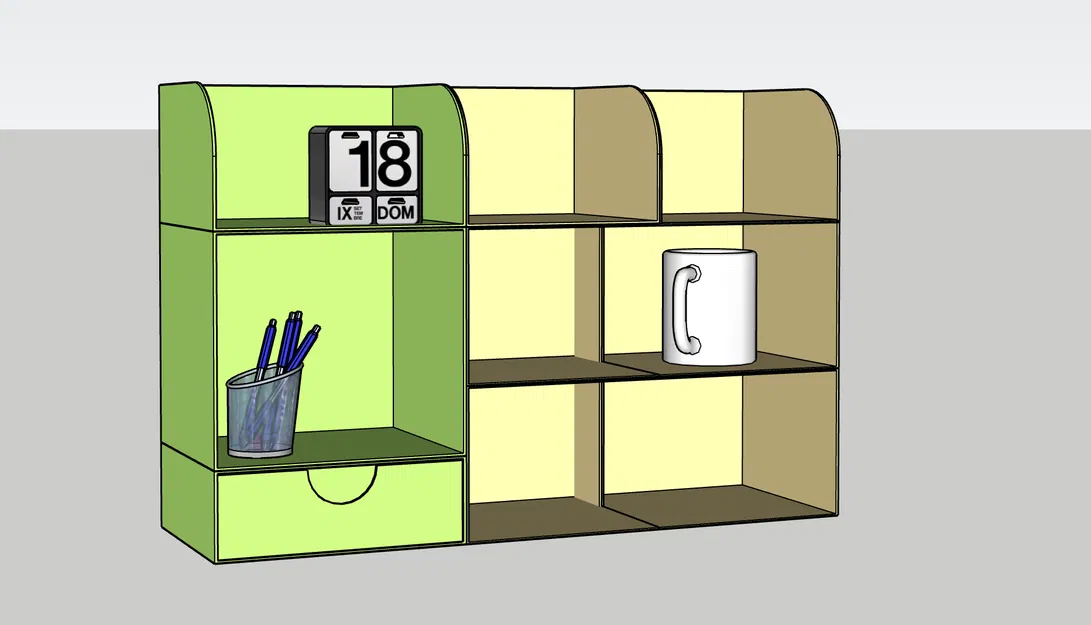 ORGANIZZATORE GT135 - Kệ Bàn, Hộp Đựng Đồ Trang Điểm - Image 2