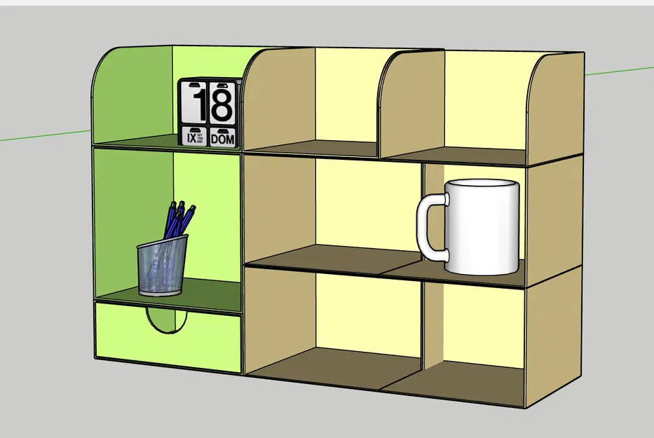 ORGANIZZATORE GT135 - Kệ Bàn, Hộp Đựng Đồ Trang Điểm - Image 3