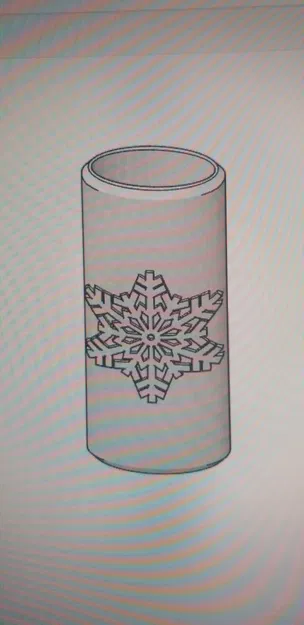 Ốp Bật Lửa Bic Hình Bông Tuyết - Image 1