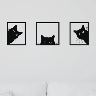 Gói Trang Trí Tường Hình Mèo Độc Đáo