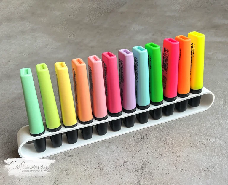 Giá đỡ Bút dạ quang Stabilo Boss - Cho 3 đến 26 cây - Image 1