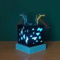 Đèn Minecraft hình quặng kim cương - Thumbnail 2