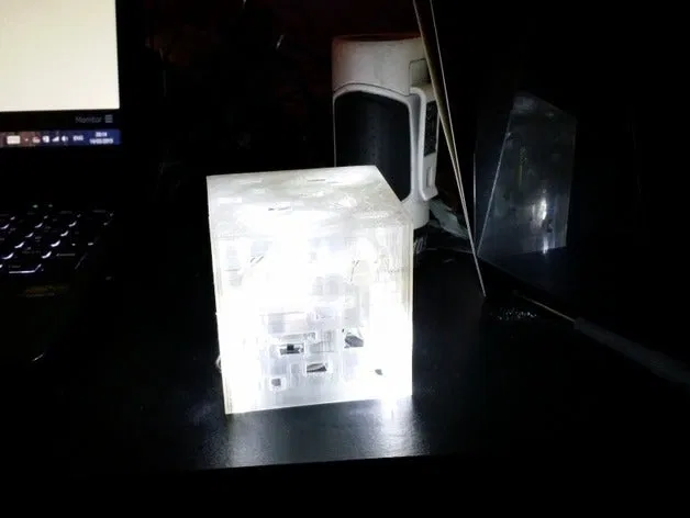 Đèn Minecraft hình quặng kim cương - Image 11