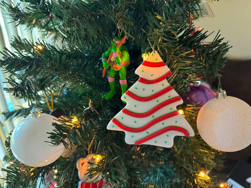 Móc Khóa Cây Thông Noel Little Debbie - In Đa Sắc, 45 Phút! - Image 1