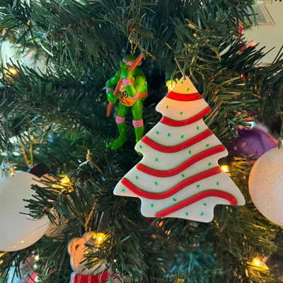 Móc Khóa Cây Thông Noel Little Debbie - In Đa Sắc, 45 Phút!