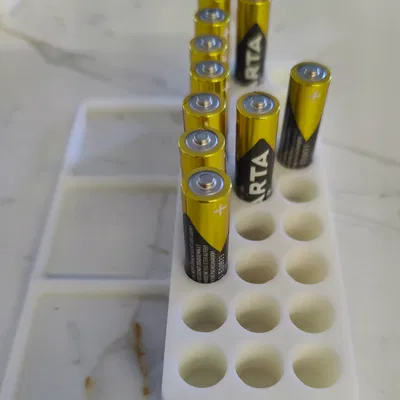 Hộp Đựng Pin AAA - Gridfinity