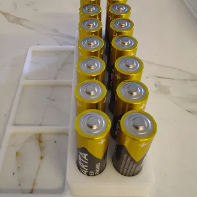 Hộp Pin AA - Gridfinity