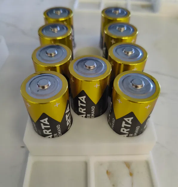 Hộp Pin C - Gridfinity - Image 1