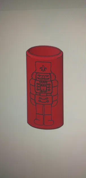 Ốp Bật Lửa Bic Hình Chú Lính Nutcracker - Image 1