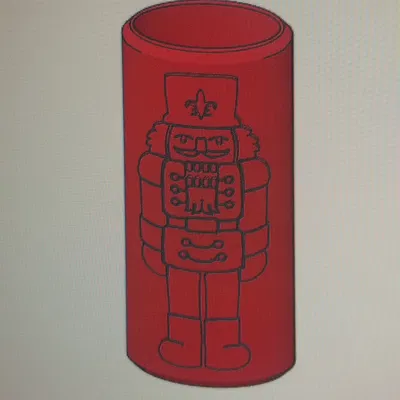 Ốp Bật Lửa Bic Hình Chú Lính Nutcracker