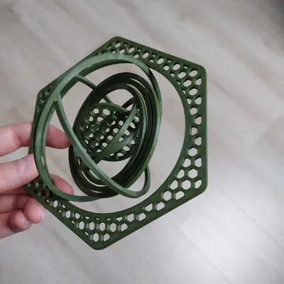 Tấm Lót Ly Con Quay Hồi Chuyển Khổ Lớn