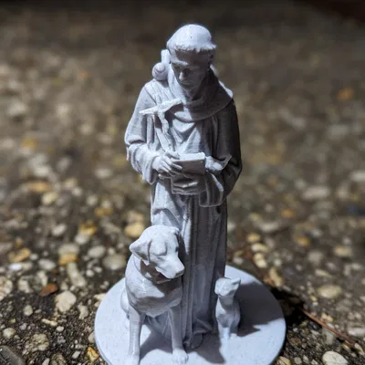 Tượng Thánh Phanxicô Assisi - Bổ Sung Động Vật