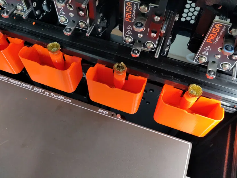 Giá Đỡ Cọ Vệ Sinh Nozzle Cho Original Prusa XL - Image 1