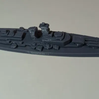 Mô Hình Tàu Chiến Đức Bismarck (World of Warships)