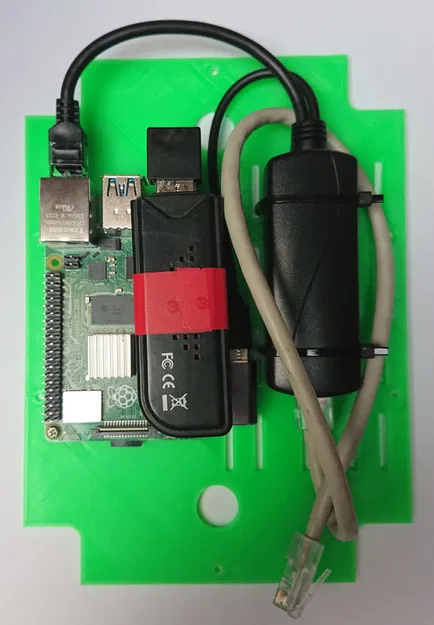 Tấm gắn Pawbol S-BOX 416-P cho Raspberry pi - Image 1