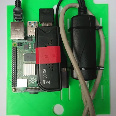 Tấm gắn Pawbol S-BOX 416-P cho Raspberry pi