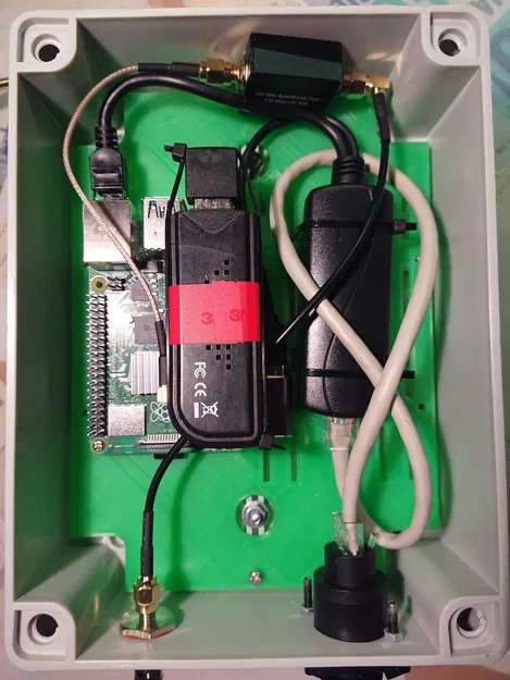 Tấm gắn Pawbol S-BOX 416-P cho Raspberry pi - Image 2