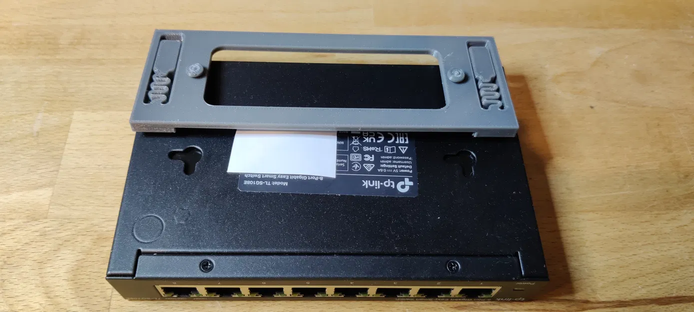 Giá đỡ Ray DIN TL-SG108E (FreeCAD) - Image 3