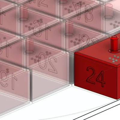 Lịch đếm ngược Braille