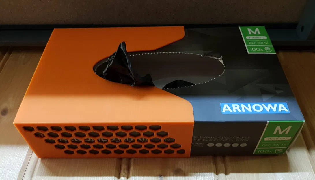 Giá đỡ hộp găng tay nitrile gắn tường - Image 1