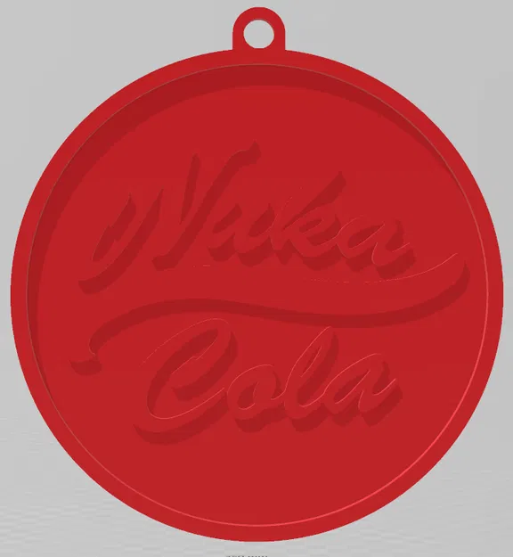 Phụ Kiện Trang Trí Cây Thông Noel Nuka-Cola Phong Cách Fallout Dễ In - Image 1