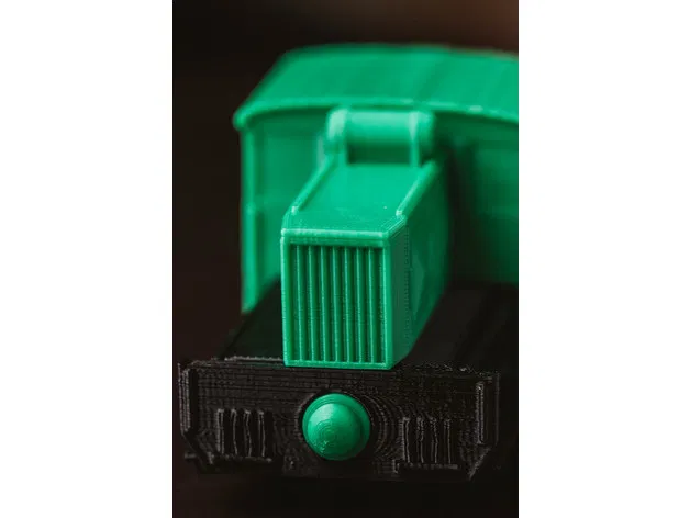 Đầu máy xe lửa đồ chơi cho đường ray gỗ - Image 1