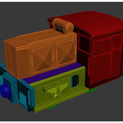 Đầu máy xe lửa đồ chơi cho đường ray gỗ