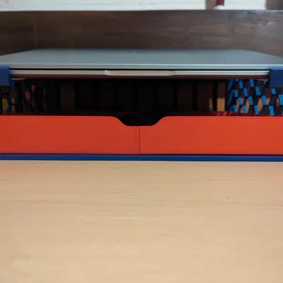 Chân đế Laptop 16 inch có Khay & Kẹp Dây