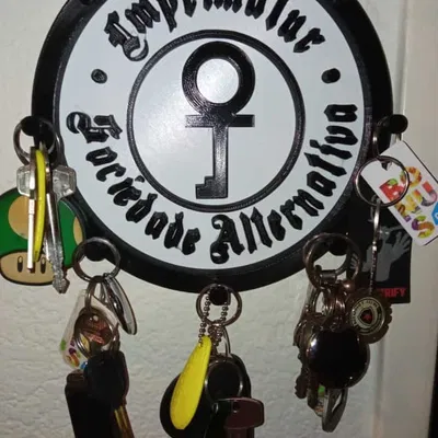 Móc chìa khóa "sociedade alternativa" của Raul Seixas