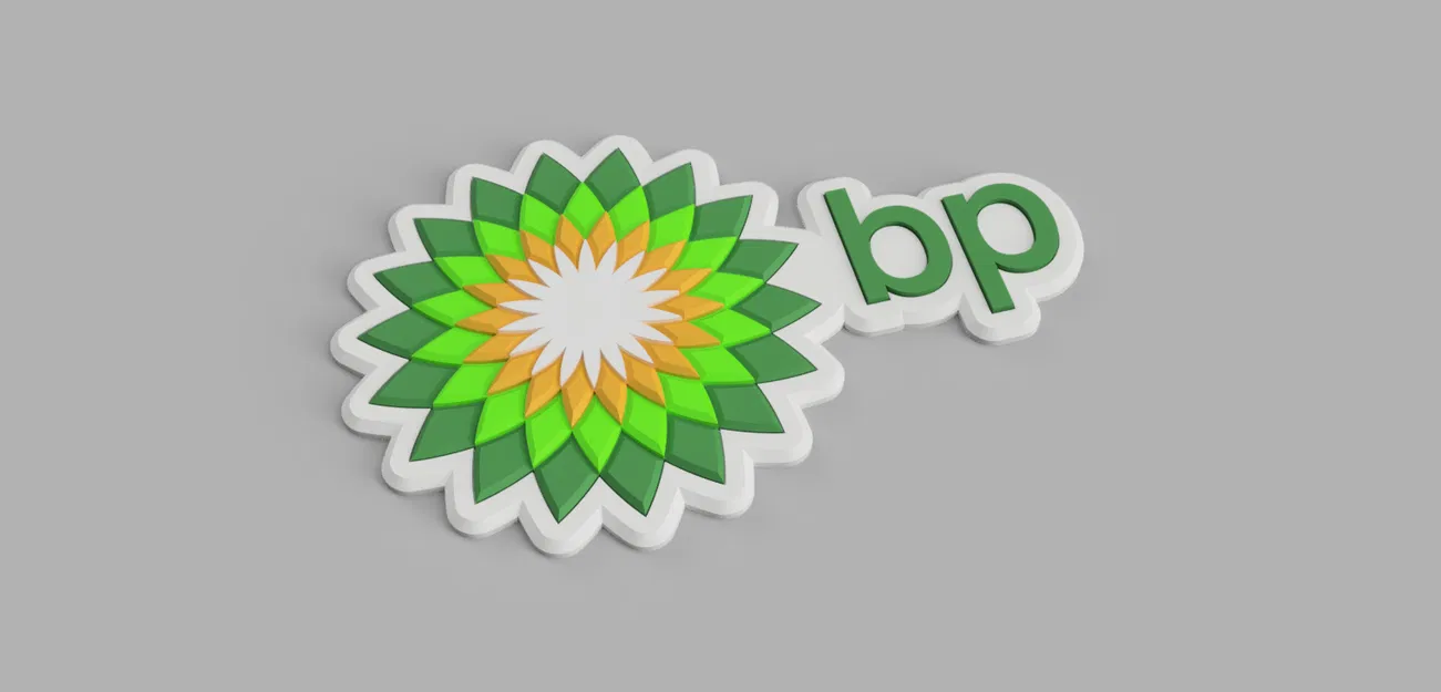 Logo BP (Beyond Petroleum) (2000) - In 3D Đẹp Mắt - Image 1