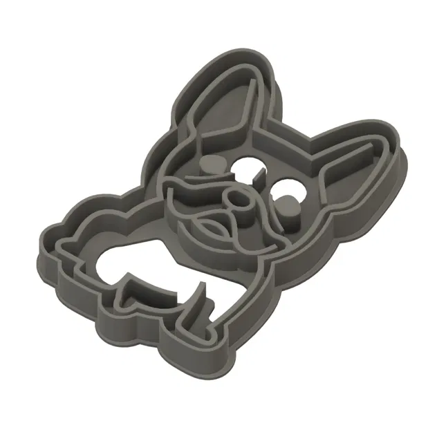 Khuôn Cắt Bánh Quy Hình Frenchie - Image 1