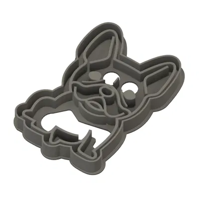 Khuôn Cắt Bánh Quy Hình Frenchie